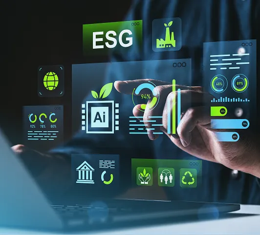 ภาพประกอบนโยบายด้าน ESG และการพัฒนาสินค้าอย่างยั่งยืน